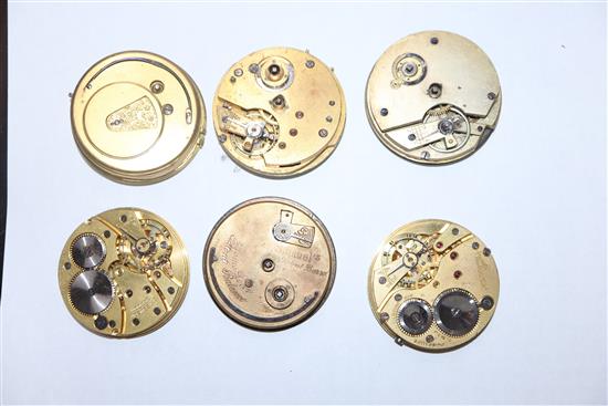 Twenty seven assorted pocket watch movements.